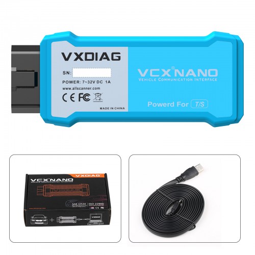 [UK/EU Ship] VXDIAG VCX NANO for TOYOTA Techstream V10.30.029 Compatible with SAE J2534 With WIFI