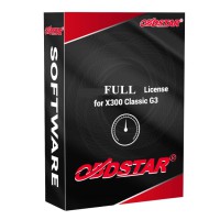 [Subscription] Full License Activation including Cluster Calibration Airbag Reset ECU Flasher Test Platform for OBDSTAR X300 Classic G3