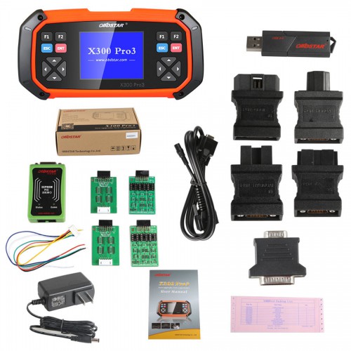 OBDSTAR X300 PRO3 Key Master Full Package Configuration Add More Functions Including F-100 and F108+All Function
