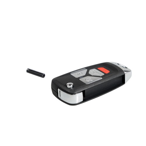 5pcs/lot Xhorse XNAU02EN Wireless Remote Key Audi Flip 4 Buttons Key English Version