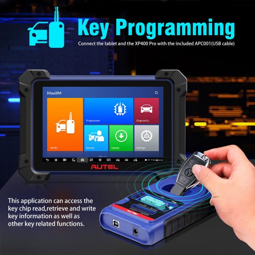 [UK Ship] AUTEL MaxiIM IM608 Advanced Key Programming Tool with IMMO XP400 Key Programmer & J2534,30+ Services and All Systems Diagnosis