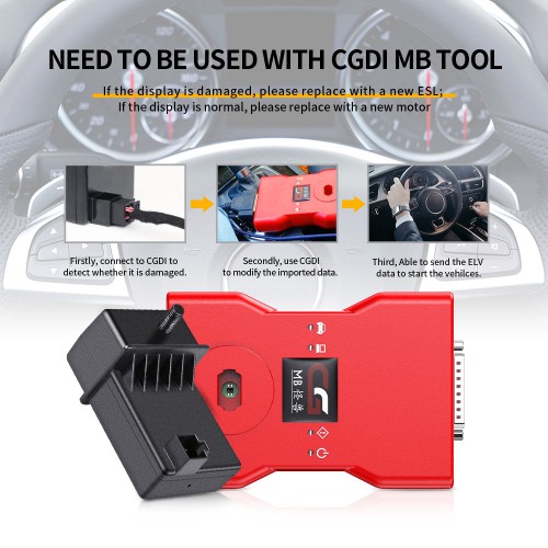 [UK/EU Ship] CGDI MB CGDI PROG MB Benz Key Programmer Support All Key Lost with Full Adapters for ELV Repair
