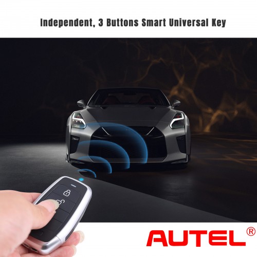 5pcs/lot AUTEL IKEYAT003AL AUTEL Independent 3 Buttons Smart Universal Key