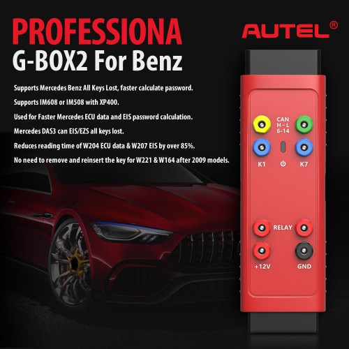 Autel MaxiIM IM608 Pro with IMMO XP400 Pro Key FOB Programming Tool plus G-BOX2 Tool for Mercedes Benz All Keys Lost and  APB112 Smart key simulator