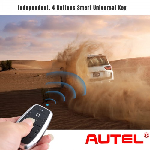 1pcs AUTEL IKEYAT004EL AUTEL Independent 4 Buttons Smart Universal Key