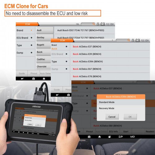 OBDSTAR DC706 ECU Tool for Car and Motorcycle with ECM Software