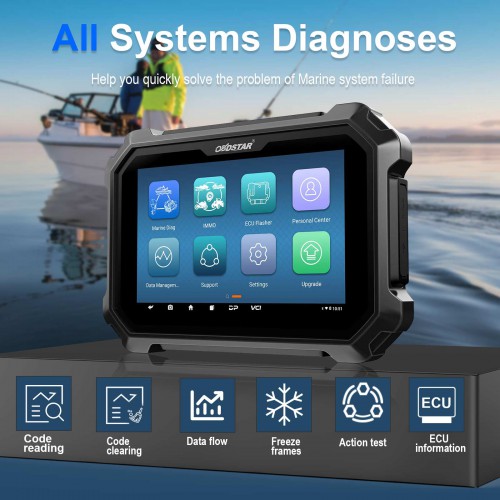 [No Tax] OBDSTAR D800 B New Generation Device for Marine (Jet Ski/ Outboard) Intelligent Diagnosis