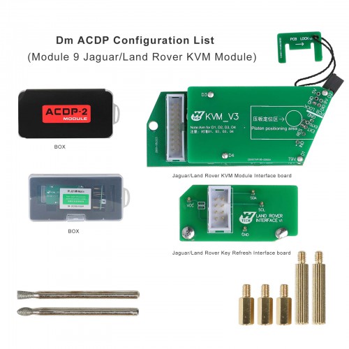 [Bundle Kit] Yanhua ACDP 2 JLR KVM Package ACDP-2 + ACDP Module 9 Jaguar/Land Rover KVM Module