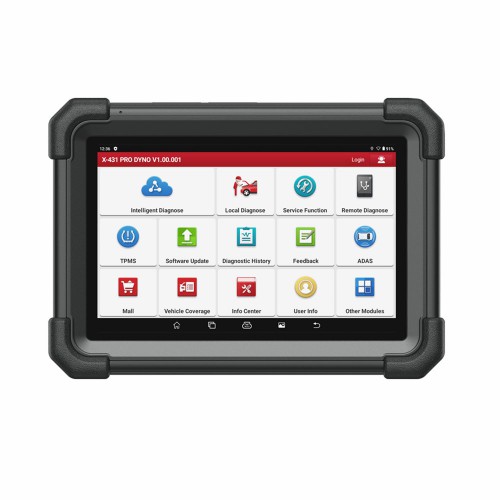 2024 Launch X431 PRO DYNO 8 inch Tablet Diagnostic Scanner OE Level Bidirectional Control 37+ Reset FCA SGW Update of X431 PROS