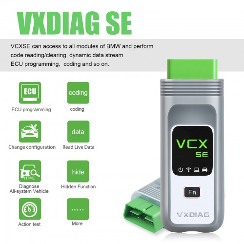 VXDIAG VCX SE for BMW With 1TB SSD for Diagnostic 4.39.20 Programming 68.0.800 Support ECU Programming Online Coding WIFI&More License for other Brand