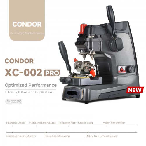 2024 Xhorse Condor XC-002 PRO XC002 PRO Manual Key Cutting Machine