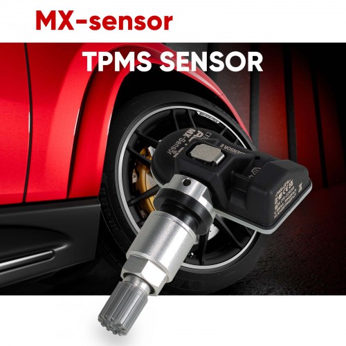 [UK/EU Ship] Autel MX-Sensor 315MHz+433MHz 2 in 1 Universal Programmable TPMS Sensor OE Level Tire Pressure Monitoring System Metal/Rubber