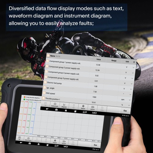 OBDSTAR MOTOSTAR Intelligent Motorcycle /Snow Mobile/ATV/UTV Diagnostic Tool