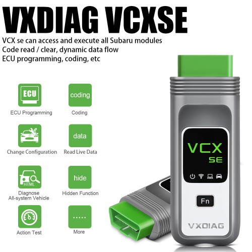 New VXDIAG VCX SE for Subaru OBD2 Scanner Car Diagnostic Tool Full System Diagnosis SSM3 SSM4 Software Support WIFI