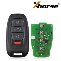 5pcs/lot Xhorse XSADJ1GL VVDI 754J Smart Key for Audi A6L Q5 A4L A8L 315MHZ/433MHZ/868MHZ