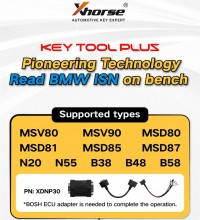 NEW Xhorse License Reading BMW ISN Bosch ECU MSV80 MSV90 MSD80 MSD81 MSD85 MSD87 N20 N55 B38 for VVDI Key Tool Plus Pad