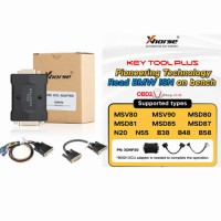 Xhorse XDNP30 Bosch ECU Adapter and Cable With License Reading BMW ISN Bosch ECU MSV80 MSV90 MSD80 MSD81 MSD85 MSD87 N20 N55 B38