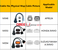 OBDSTAR MS80 Optional Cables M048 M053 M054
