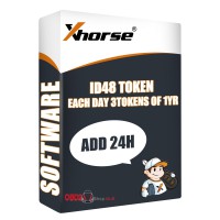 Xhorse ID48 One Year Token Pack (3 Tokens/Day) for Mini Key Tool/Key Tool Max/Key Tool Max Pro/Key Tool Plus