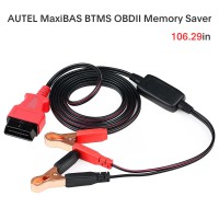 Autel MaxiBAS BTMS Battery Memory Saver Features Surge Protection and LED Status Lights