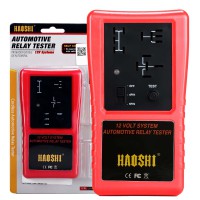 HAOSHI Automotive 12V Relay Tester Cordless Design Fluorescent Green/Red