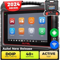 2024 AUTEL MaxiCOM MK900 All System Diagnostic Scanner Active Tests 40+ Service FCA Autoauth & SGW