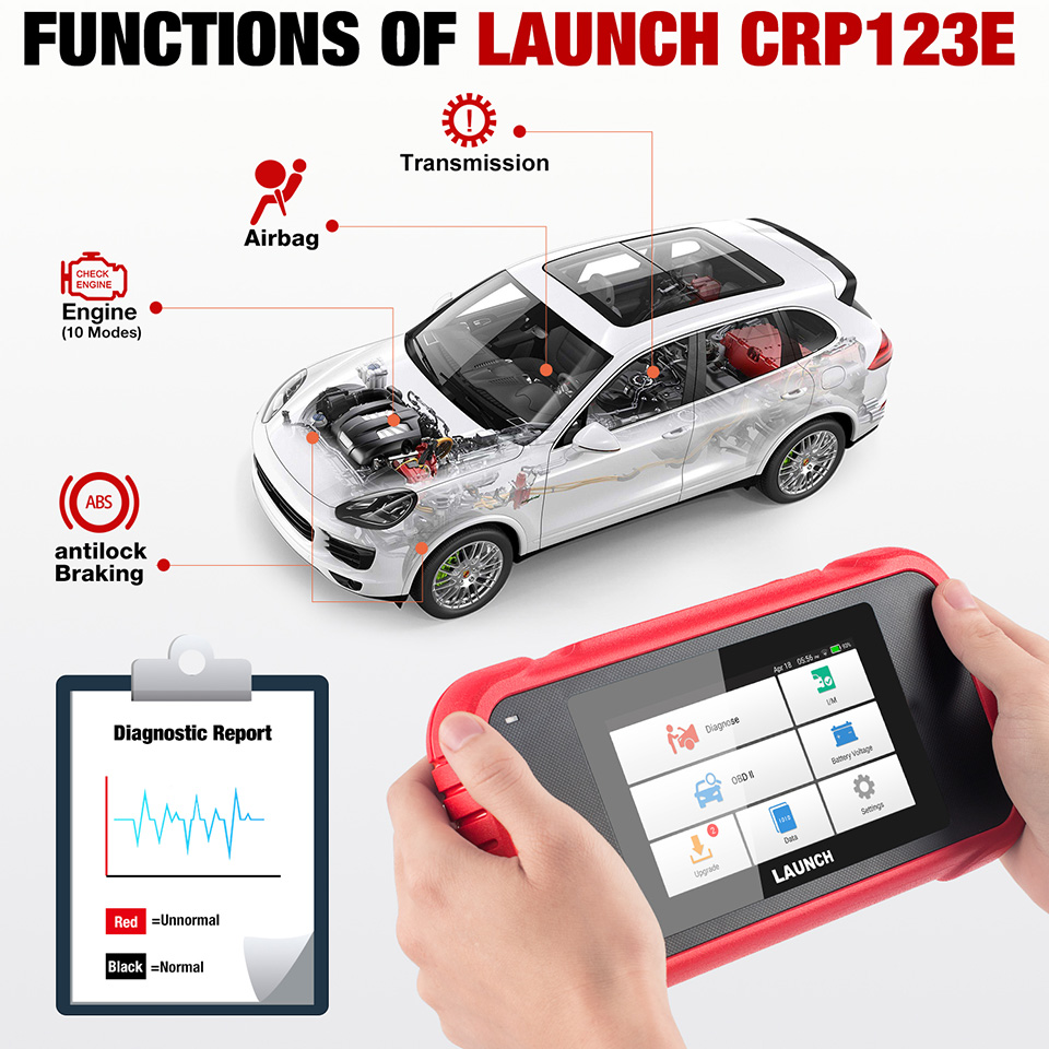 Launch CRP123E OBD2 Code Reader - 03