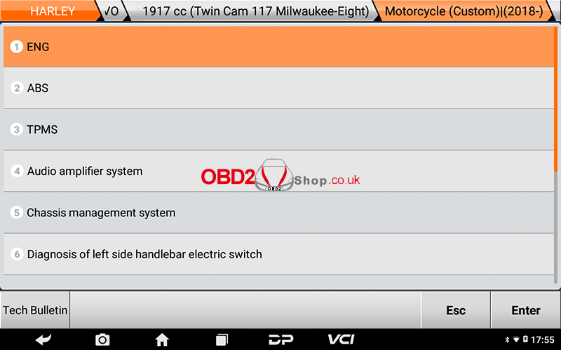 obdstar iscan harley davidson supported systems list 02