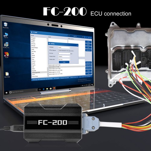 [No Tax] Best ECU Tool CG FC200 ECU Programmer Full Version Support 4200 ECUs and 3 Operating Modes Upgrade of AT200