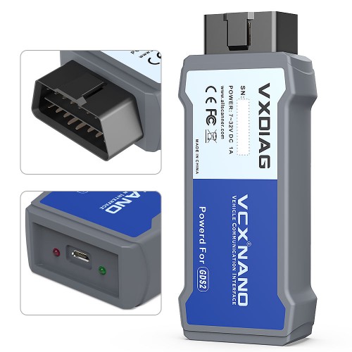 [UK/EU Ship] USB Version VXDIAG VCX NANO GM / OPEL Latest GDS2 V2023.10.19 Tech2WIN 16.02.24 Diagnostic Programming System