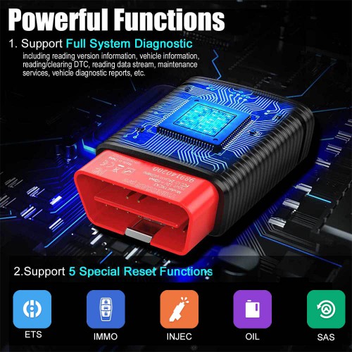 [EU Ship] Thinkcar Pro Thinkdiag Mini Bluetooth OBD2 Scanner with All Brands Software License and Free 5 Reset Functions Can Replace AUTEL AP200