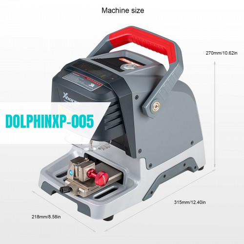 [UK/EU Ship] Xhorse XP0501EN Dolphin XP005 Key Cutting Machine by Mobile App Multi-Languages with Built-in Battery