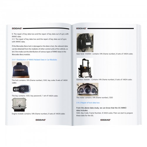 [UK/EU Ship] GODIAG Key Tool Plus Practical Instruction 1&2 Two Books for Locksmith Vehicle Maintenance Engineer