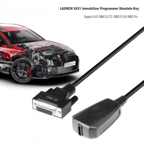 Launch X431 Immobilizer Programmer Simulator Key Works with X-431 IMMO Elite/ IMMO Plus/ GIII XPROG3 Supports to simulate Toyota Smart Key Chip