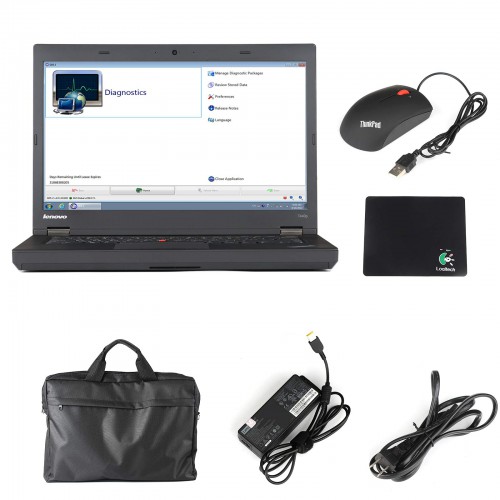 [Direct Use] VXDIAG VCX SE DOIP for Benz & BMW with 1TB SSD Install Well Second-Hand Lenovo T440P Laptop Ready to Use