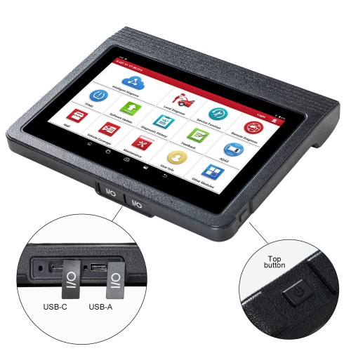 Hot 2024 Launch X431 PRO3 (X431 V+ V5.0) Tablet Bi-Directional Control/Active Tests 35+ Service Support Topology FCA AutoAuth CAN FD