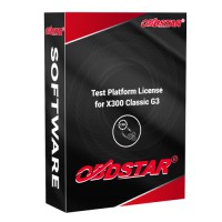 [Subscription] OBDSTAR X300 Classic G3 Test Platform License