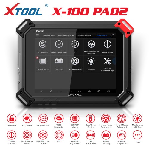 [UK/EU Ship] Original Xtool X100 Pad2 Key Programmer Update Version of X100 Pad support Special Function Expert