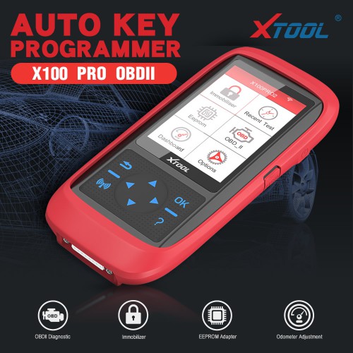 [UK/EU Ship] XTOOL X100 Pro2 OBD2 Auto Key Programmer with EEPROM Adapter Support Mileage Adjustment