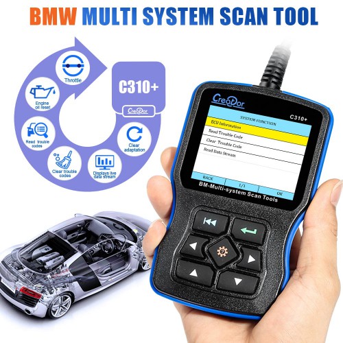 (Ship from UK/EU) V11.7 Creator C310+ Scan Tool for BMW Multi System