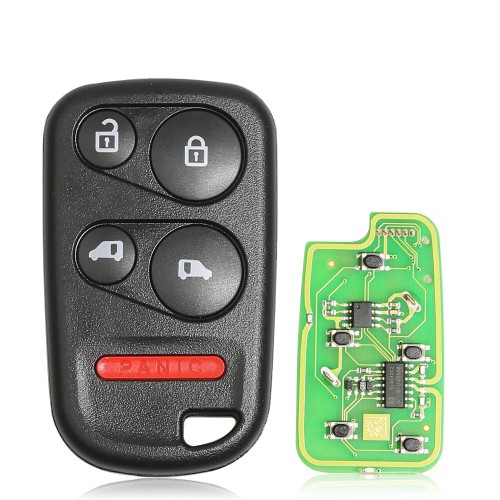 5pcs/lot Xhorse XKHO04EN Wire Remote key Honda Separate 4 Buttons with Sliding Door Button