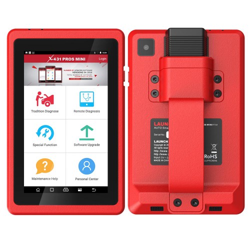 UK/EU Ship Launch X431 Pros Mini Android Pad Full-System Multi-Brand Bluetooth Diagnostic and Service Tool 2 Years Free Update