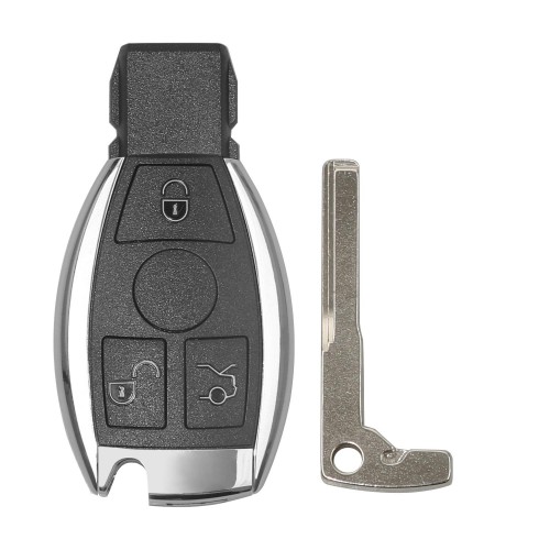 Benz Smart Key Shell With 3 Buttons Can Install with VVDI BE Key Pro Board