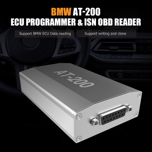 [UK Ship] AT-200 V1.7.0 for BMW AT 200 ECU Programmer & ISN OBD Reader Support MSV90 MSD85 MSD87 B48 N20 N55