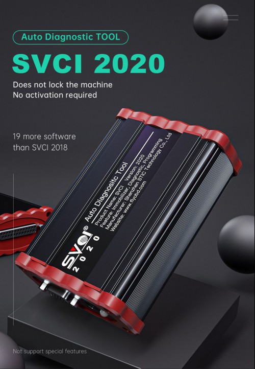 SVCI 2020 Commander Full Version Immo Diagnostic Programming Tool with 22 Software All VAG Benz Special Functions Activated