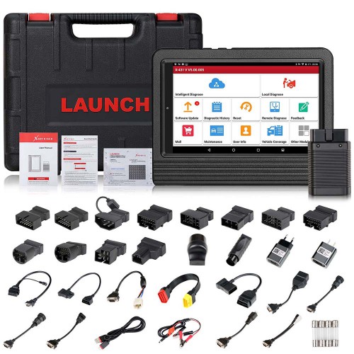 UK/EU Ship Launch X431 V V5.0 Elite Global Version 8-inch Tablet Full-System Diagnostic tool with 30+ Special Functions