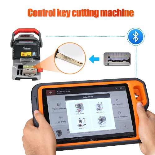 Xhorse VVDI Key Tool Plus Pad With Xhorse XC-Mini Plus Condor Automatic Key Cutting Machine Get Free 1 Token Everyday