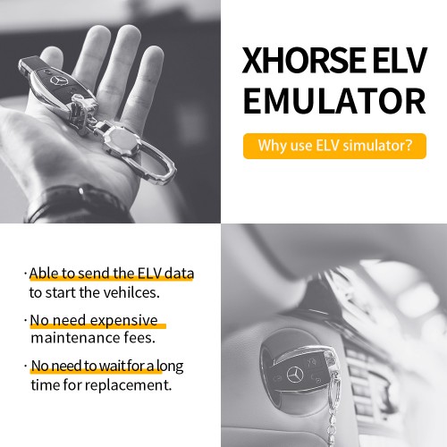 10pcs/lot XHORSE ELV Emulator Renew ESL for Benz 204 207 212 with VVDI MB tool