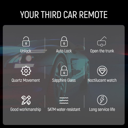 [No Tax] Xhorse SW-007 Smart Remote Watch Keyless Go Wearable Super Car Key
