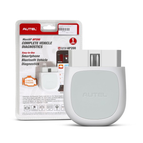 Autel AP200 Bluetooth OBD2 Scanner Code Reader with Full Systems Diagnoses Diagnoses AutoVIN TPMS IMMO Service